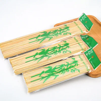 Factory Wholesale Fruit Bamboo Skewers 2.5mm Snacks Bamboo Stick