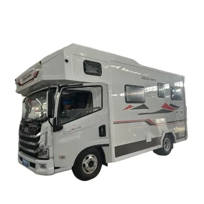 New Big Space YUEJIN H500 Diesel Automatic Transmission RV Motor Home Family Touring Truck Camper