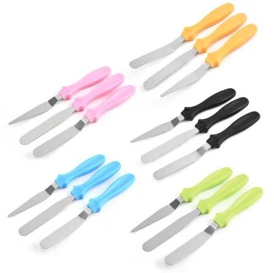 Cream Spatula Cake Stripper Stainless Steel Flatten Knife Set Baking Kit