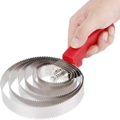 New Livestock Cattle 6 Circle Comb Hair Cleaning Slicker Brush Fur Grooming Rake Farm Tool 304 Stainless Steel