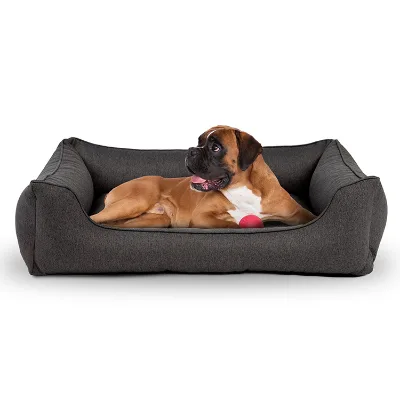 Ultra Comfortable Anti-Anxiety Dog Bed High Quality Waterproof Cozy and Machine Washable Solid Pattern
