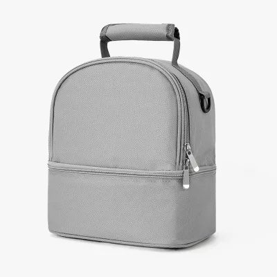 Insulated Breast Milk Cooler Bag with Compartments Portable Baby Bottle Storage Bag for Commute Travel Nursing