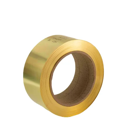 Good Quality H62 H65 Decoration Brass Strip Coil C2680 CuZn Brass Strip Roll for Buttons