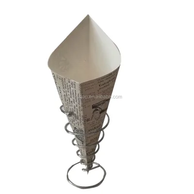 Paper Cone for French Fries with Sanitary Paper From Sun Paper