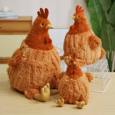 Golden Moon for 40K Chicken Plush Toy Claw Machine Prize Super Soft PP Cotton Stress Relief Halloween Gift