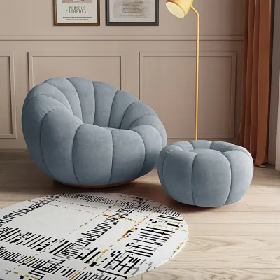 Modern Large Convertible Bean Bag Chair for Adults Quality Sofa Couch with Removable Fabric Cover