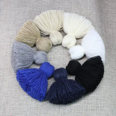 6CM Mini Tassel Pendant Home Textile Curtain Clothing Pendant Tassel Diy Key Bag Bracelet Necklace Craft Tassels