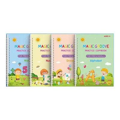 Wholesale Magic Practice Copybook with English Language Printing,Calligraphy Word Book Best Gift for Child
