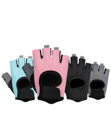 Factory Wholesale Half Finger Weight Lifting and Fitness Best Gym Gloves for Women