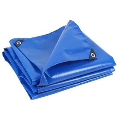Fire Retardant PVC Tarpaulin Fabric 400gsm 200D*300D 18*12 Orange for Tents Bags Cars Outdoor Use Coated Woven Pattern