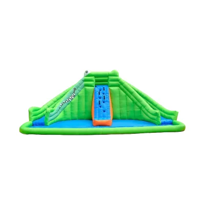 S348A New Best Price Fabric Customization Inflatable Triple Water Slide Supplier in China