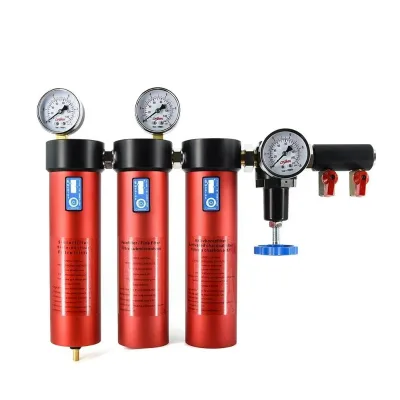 Compressed air Three-stage Oil-water Separator, Water-based Paint Precision Filter