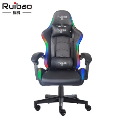 Luxury Modern Reclining Footrest PC Gamer Computer Game Chair Rgb Led Gaming Chairs