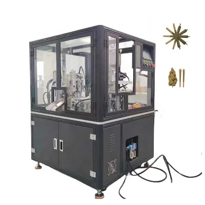 2024 New Arrival Automatic Fold Twist Cutting Fold Cones Pre Roll Leaf Filling Machine