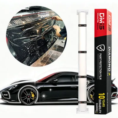 Matte Paint Protection Film PPF 8 Mil Self Healing TPU Clear Bra for Car, Anti Glare Stealth Finish Film Roll