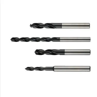 Industrial TiCN Coated h7 Precision Drill TOTIME Fixed-Shank Twist Drill for High-Hardness Die Steel & Cast Iron