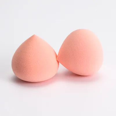 Max&Meet Colorful Peach Shape Soft Beauty Sponge Marshmallow Non-Latex Washable Makeup Sponge for Women Facial Use