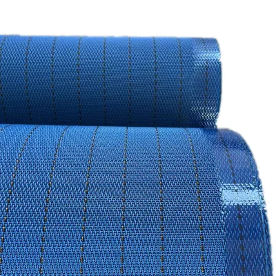 Anti-static Polyester Mesh Fabric Antistatic Filter Fabric Belt for MDF Production Line