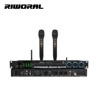Audio Sound Equipment with Anti-Whistle Reverberation USB BT Front-end Digital Reverb Effects