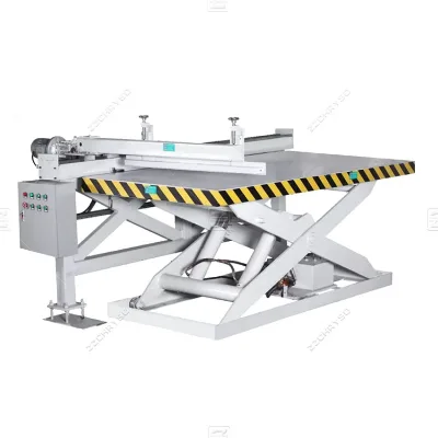 2022 New Mdf Boards Wooden Doors Panel Automatic Feeder Hydraulic Lifting Table With Auto Feeder