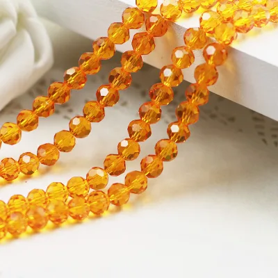32 Faceted Crystal Ball Jewelry Making Beads