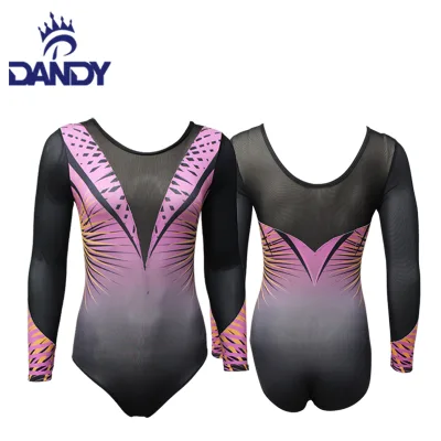 New Arrival Customized Sublimation Ballet Leotard Kids Gymnastics Leotards Wholesale