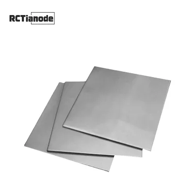 Custom Size Medical Grade Titanium Alloy Plate Hot Rolled Polished Finish 99.6% Ti for Cathodic Protection