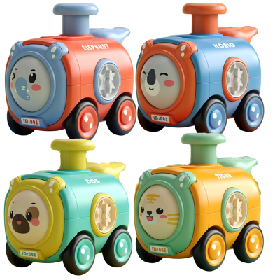 4 Styles Train Model Toy Different Animals Educational Toy Train Hot Sale Intelligence Toys Train for Kids