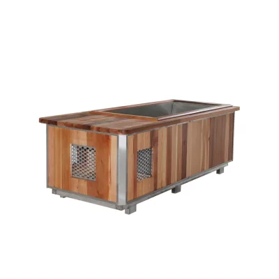 New Design Single Person Wooden Water Chiller Ice Baths with Chiller and Filter