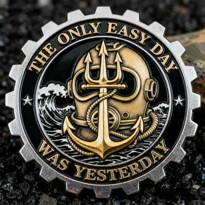 OEM Wholesale Custom Metal Crafts Stamping Dies 3rd Ranger Battalion Field Artillery Royal Navy Challenge Coins