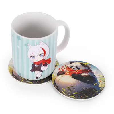 Hot Sale No Moq Heat-resistant Silicone coaster for Drink Rubber Cup Mat