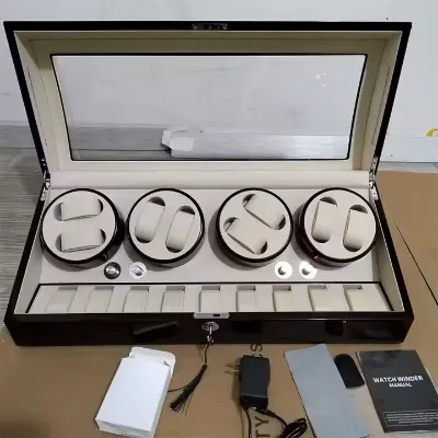 Watch Case Motor 8+9 Watch Roll Box Automatic Winder Box Watch Winder Safe Box
