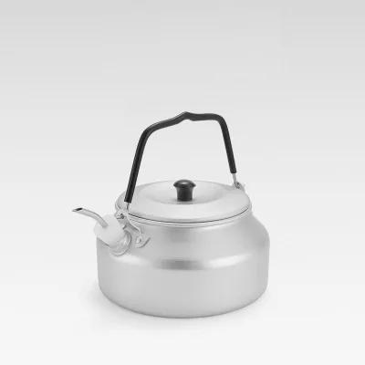 Portable Lightweight Aluminium Camping Kettle Durable and Portable Camp Tea Pot Ideal for Bushcraft and Outdoor Campfire Use