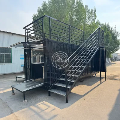 Customized High Quality Movable Double Decker Container Bar Container Houses for Bars and Cafes Container Cafe Bar
