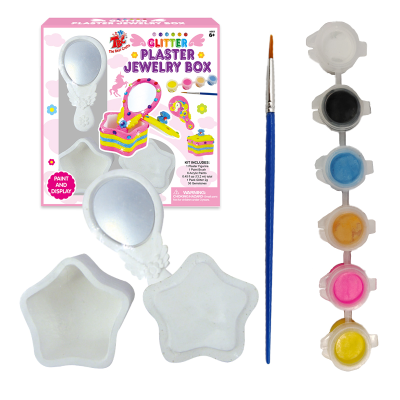 Full Custom Other Educational Painting Kit Toy DIY Painting Art Paint Ceramic Tea Set Hand Craft Kits for Kids