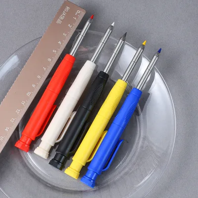 Woodworking Pencil Detection Special Graphite Pen Core Long Head Marking Pen Engineering Woodworking Pen
