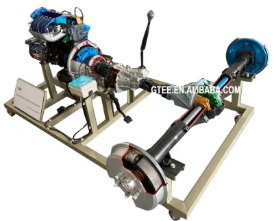Educational Powertrains Section Training Bench(FR) Educational Training Equipment Automotive Training Kit Automotive Trainer