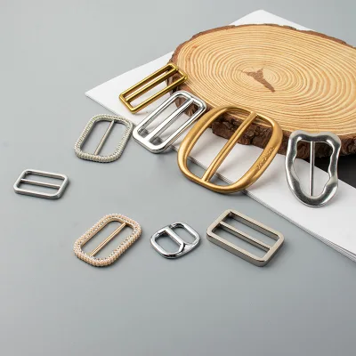 Custom Size Metal Steel Tri Glide Buckle Slide Adjustment Buckle for Safety Belt/Webbing/Safety Harnesses