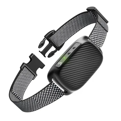 Mini Dog Bark Control LED IP67 Waterproof Bark Stop Collar 3 Adjustable Modes Smart Barking Control Rechargeable Battery 15-Day