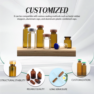 Factory Wholesale 50ml Vial for Injection Vials for Injection Custom Colors Injection Vial 20ml Pharmaceutical Injection Vial