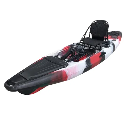 Sea Pedal Drive Plastic Fishing Kayak with Stabilizer Accessory Pack Included