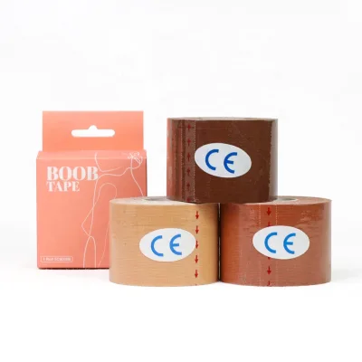 Aranea Wholesale Multi Color Waterproof Adhesive Breast Lift Bra Tape Boob Body Tape 5cm Bra Tape