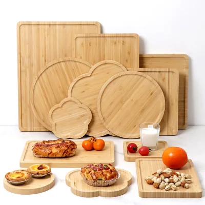 Wholesale Wooden Snack Serving Tray Wholesale Rustic Wood Wooden Serving Tray  for Food
