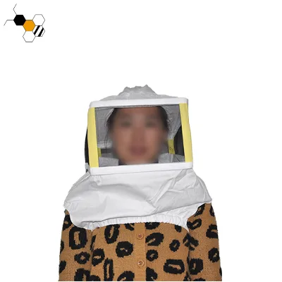 Square Bee Protective Hat Beekeeping Hat with Bracket Bee Hat