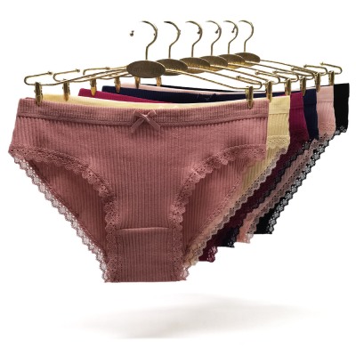 Female Solid Cotton Cheap Panties