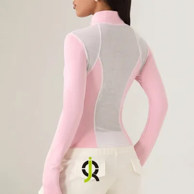 Unique Design Beautiful Back Mesh Plus Size Horse Riding Base Layers Quick Dry Breathable Eco-Friendly Horse Riding Base Layers