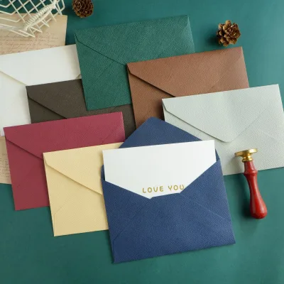 Pattern Envelope Letter Paper Set Western Style Triangle Envelope Special Paper Vintage Style Book Invitation Storage Envelope