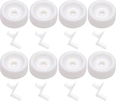 8 PACK WD12X271 Dishwasher Lower Rack Roller and Axle Kit for General Electric Dishwashers Replaces WD12X0271 WD12X426 PS259136
