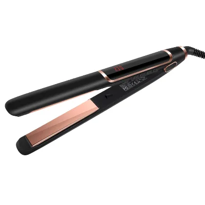 Professional Titanium Hair Straightener with Negative Ion for Smooth Hair