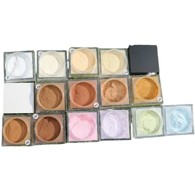 Matte Makeup Loose Powder Spot No Logo Marble Loose Setting Powder Loose Powder